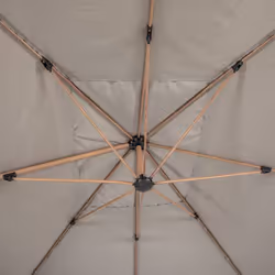 Description générale La toile de parasol 'soly' noisette 4x3m en polyester de Hespéride est conçue pour offrir une protection ...