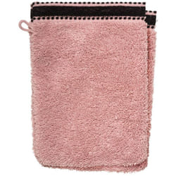 Atmosphera - Lot de 2 gants de toilette Joia rose 15x21cm créateur d'intérieur