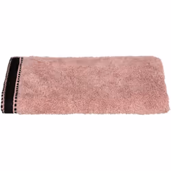 Découvrez la serviette invité en coton "Joia" Atmosphera. Une serviette à finition brodée En coton éponge, elle offre un touc ...