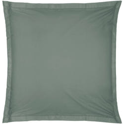 Taie d oreiller Carina coton vert céladon 63x63cm Atmosphera créateur d'intérieur