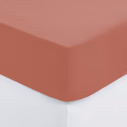 Description générale Drap-housse 1 personne en coton de couleur rose blush, idéal pour apporter une touche douce et chaleureu ...