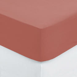Atmosphera - Drap-housse Carina coton rose blush 90x190cm créateur d'intérieur