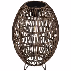 Apportez une touche d'exotisme à la décoration de votre extérieur grâce à cette lampe solaire Atmosphera. Jeu d'ombres et lum ...