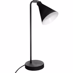 Lampe à poser en métal. L 23 x P 13 x H 46,5 cm. Ampoule incluse : Non, Douille : E14, Puissance max : 25W, Longueur câble :  ...