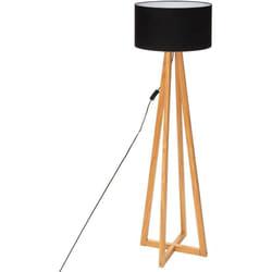Lampadaire Molu bois noir H140cm - Atmosphera créateur d'intérieur