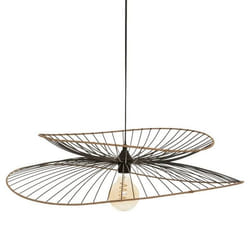 Suspension Métal Alara Noir D.69,5 cm - Atmosphera