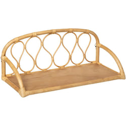Atmosphera - tagère murale enfant Retro rotin 57x24cm créateur d'intérieur