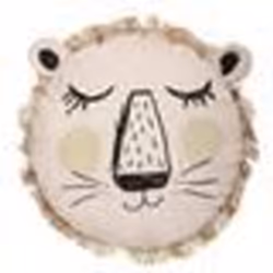 Coussin enfant Lion - coton - D44 cm - Multicolore - Atmosphera createur dinterieur