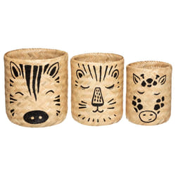 Panier Bambou x 3 Safari
