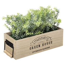 Jardinière Bois House 25,5 cm