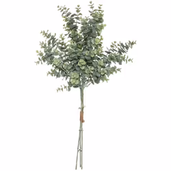 Idéal pour composer des bouquets, le bouquet d'eucalyptus artificiels Atmosphera s'invitera volontiers dans un univers déco a ...
