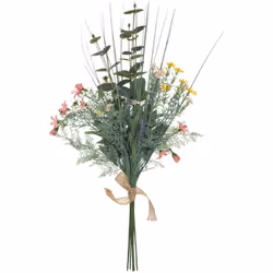 Craquez pour le bouquet d'eucalyptus artificiels Atmosphera ! Poétique et gai, il se fondra volontiers dans un intérieur au s ...