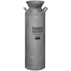 Pot à lait métal gris H62cm - Atmosphera créateur d'intérieur