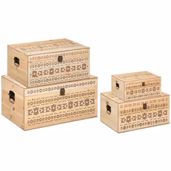 Dimensions : S : L. 34 x l. 23 x H. 20 cm - Dimensions : M : L. 42 x l. 28 x H. 24 cm - Dimensions : L : L. 50 x l. 33 x H. 2 ...