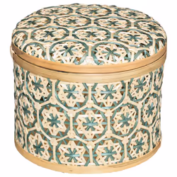 Panier Boite Folk Bleu x 2
