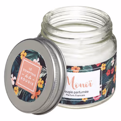 Bougie Parfumée en Verre  Bocal  65g Monoï
