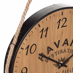 Horloge MDF et Métal Pouli D 40 cm Cuba