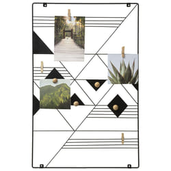 Porte Photo Mural en Métal  Elora  54cm Noir