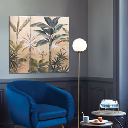 Toile Pei / Foil Triptyque 90 x 90