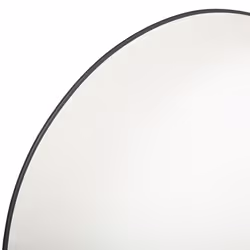 Miroir Métal Fin D 76 Noir Alice