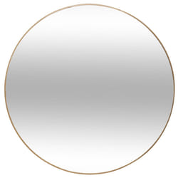 Miroir Métal Fin D 76 Doré Alice