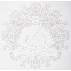 Sticker Illusion 40 x 40 Bouddha Atmosphera créateur d'intérieur