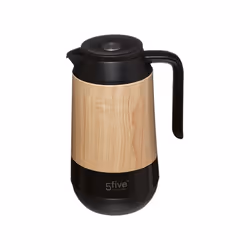 PICHET ISOTHERME 1L EFFET BOIS/NOIR