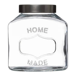 Bocal en Verre Ovale Inox 25L Transparent