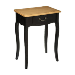 Atmosphera Table de chevet Chrysa Noir
