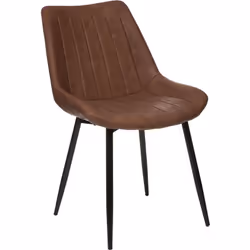 Chaise De Diner Olwen Marron Atmosphera Appréciez le confort de cette chaise Olwen effet cuir de la marque Atmosphera. Avec s ...