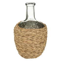 Bouteille Verre Tresse Nature CuH 31