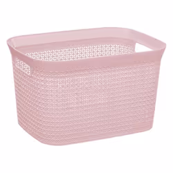 Panier de Rangement Scandi 25L Rose