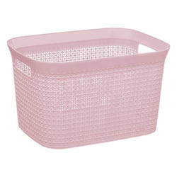 Panier de Rangement Scandi 25L Rose
