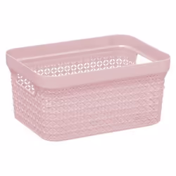 Panier de Rangement Scandi 17L Rose