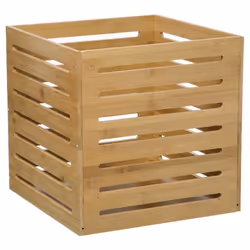 Panier de Rangement 31x31 cm Bambou - FIVE