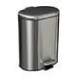5five - poubelle soft close métal 6l siliflex inox