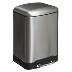 5five - poubelle à pédale métal 6l ariane inox