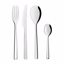 Ménagère 24 pièces - DEKA - Acier inoxydable - Compatible lave-vaisselle - Pour adultes