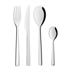 Ménagère 24 pièces - DEKA - Acier inoxydable - Compatible lave-vaisselle - Pour adultes