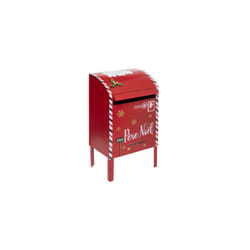 Atmosphera - Boîte aux lettres de Noël - l 44 x p 33 x h 80 cm - Rouge - Livraison gratuite - Rouge