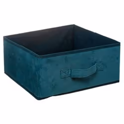 Boîte de Rangement Velours Mix N Modul 31x31cm Bleu