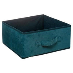Boîte de Rangement Velours Mix N Modul 31x31cm Bleu