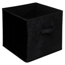 5five - panier velours 31x31cm mix n  modul noir