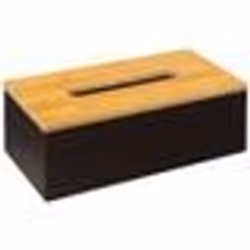 Boîte à Mouchoirs Déco Modern 25cm Charbon