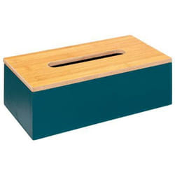 Boîte à Mouchoirs Déco Modern 25cm Pétrole