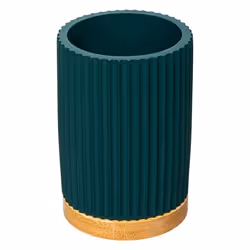 Gobelet Brosse à Dent Modern 11cm Pétrole