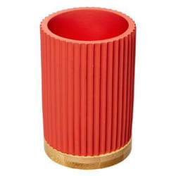 Gobelet Brosse à Dent Modern 11cm Rose