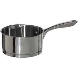 Five - Casserole en Inox Résilience de 18 cm avec Bec Verseur, Compatible Tous Feux, y compris Induction