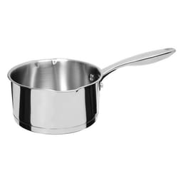 Five - Casserole En Inox De Haute Qualité Avec Bec Verseur, Diamètre 20 Cm, Compatible Tous Feux, Y Compris Induction