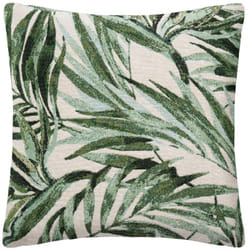 Les Tendances - Housse de coussin Tropique vert cèdre 40x40cm - Atmosphera créateur d'intérieur